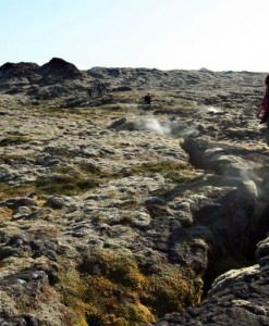 Reykjanes Peninsula is a geological entity that extends eastward beyond the geographical limit to the triple junction south of the volcano Mt. Hengill.