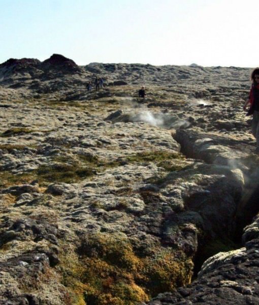 Reykjanes Peninsula is a geological entity that extends eastward beyond the geographical limit to the triple junction south of the volcano Mt. Hengill.