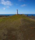 Reykjanesviti and blue sky