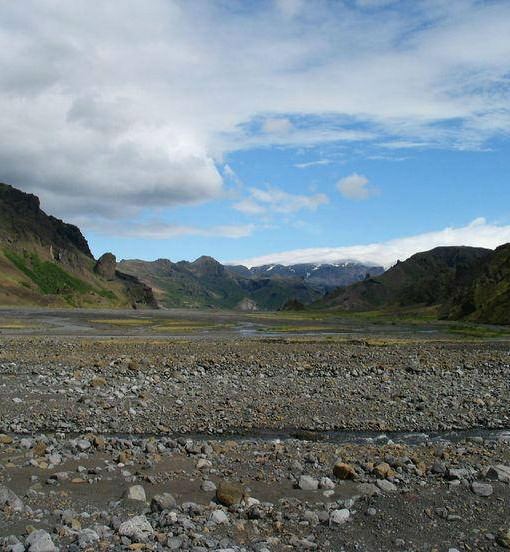 Þórsmörk (Thorsmork) mountain ridge.