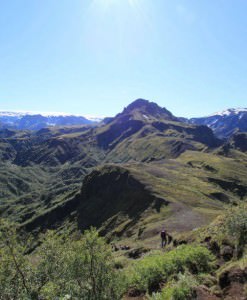 Þórsmörk (Thorsmork) is in between the glaciers Mýrdalsjökull, Eyjafjallajökull and Tindfjallajökull.