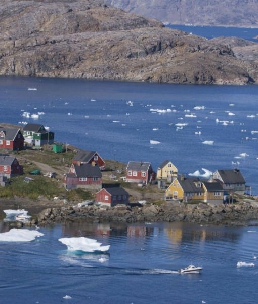 Coast of Kulusuk, Greenland.