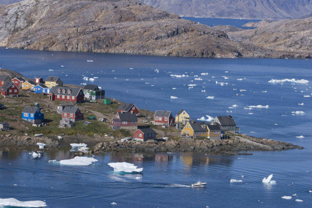 Coast of Kulusuk, Greenland.